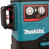 Makita Akku-Multilinienlaser SK700DZ, 12Volt, Kreuzlinienlaser schwarz/blau, rote Laserlinien, ohne Akku und Ladegerät