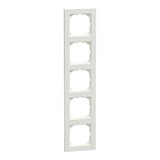 Merten Rahmen 5fach weiß, Retail