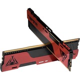 Patriot DIMM 16 GB DDR4-3600 (2x 8 GB) Dual-Kit, Arbeitsspeicher rot/schwarz, PVE2416G360C0K, Viper Elite II, INTEL XMP