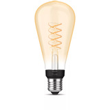 Philips Hue White Filament Lampe E27 Giant Edison ST72 550 lm, LED-Lampe 