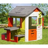 Smoby Picknicktisch, Gartenspielgerät rot/grau, Zubehör für Smoby Spielhäuser