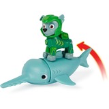 Spin Master Paw Patrol Aqua Pups - Hero Pups-Set mit Rocky-Welpenfigur und Sägefisch-Figur, Spielfigur 
