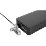 Targus DEFCON Ultimate Universal Resettable Combination Lock, Zahlenschloss schwarz/silber