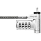 Targus DEFCON Ultimate Universal Resettable Combination Lock, Zahlenschloss schwarz/silber