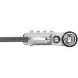 Targus DEFCON Ultimate Universal Resettable Combination Lock, Zahlenschloss schwarz/silber