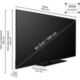 Telefunken D65U750X2CW, LED-Fernseher 164 cm (65 Zoll), schwarz, UltraHD/4K, Triple Tuner, SmartTV, Android Betriebssystem