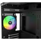Thermaltake View 170 WS ARGB , Tower-Gehäuse schwarz/holz, Tempered Glass x 2, Holz-Struktur