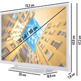 Toshiba 32WK3C64DAY, LED-Fernseher 80 cm(32 Zoll), schwarz, WXGA, HDR, Triple Tuner