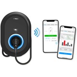 Vestel eCharger Home Smart 11 kW EVC04-AC11SWA-T2P7, Wallbox schwarz, 11 kW, 7 m Kabel, RFID