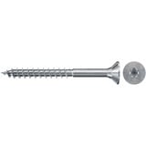 fischer Spanplattenschraube ClassicFast II 4,5x45 Senkkopf TX 500 Stück, mit Teilgewinde, verzinkt