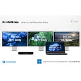 i-tec Thunderbolt4 Triple Display Docking Station, Dockingstation schwarz, Power Delivery 96W