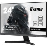 iiyama G-Master G2445HSU-B1, Gaming-Monitor 61 cm (24 Zoll), schwarz (matt), FullHD, IPS, AMD Free-Sync, 100Hz Panel