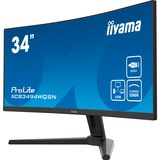iiyama XCB3494WQSN-B1, LED-Monitor 86 cm(34 Zoll), schwarz, USB-C, WQHD, VA, HDR, 120Hz Panel