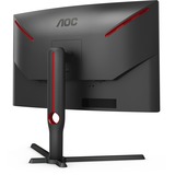 AOC CQ27G3SU/BK, Gaming-Monitor 69 cm(27 Zoll), schwarz/rot, QHD, AMD Free-Sync, HDR, 165Hz Panel