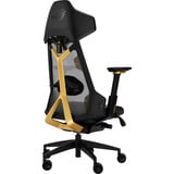 ASUS ROG Destrier Edition 20, Gaming-Stuhl schwarz/gold, mobile Gaming-Armstützmodus, Akustikpaneel