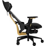 ASUS ROG Destrier Edition 20, Gaming-Stuhl schwarz/gold, mobile Gaming-Armstützmodus, Akustikpaneel