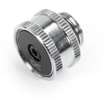 Alphacool ES Druckventil G1/4" AG, Verbindung chrom/schwarz