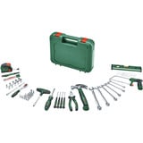 Bosch Heimwerken & Garten Advanced Hand Tool S, 64-teilig, Werkzeug-Set grün, mit Werkzeugkoffer