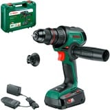 Bosch Heimwerken & Garten Akku-Bohrschrauber AdvancedDrill 18V-80 QuickSnap grün/schwarz, Li-Ionen Akku 2,5Ah, Koffer, POWER FOR ALL ALLIANCE