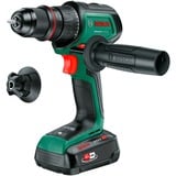 Bosch Heimwerken & Garten Akku-Bohrschrauber AdvancedDrill 18V-80 QuickSnap grün/schwarz, Li-Ionen Akku 2,5Ah, Koffer, POWER FOR ALL ALLIANCE