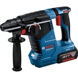 Bosch Professional Akku-Bohrhammer GBH 18V-24 C Professional, 18Volt blau/schwarz, 2x Li-Ionen Akku 5,0Ah, Bluetooth, in L-BOXX