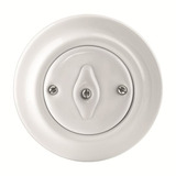 Busch-Jaeger Drehschalter Kreuz 2002/7 Umdrehungsschalter weiß, Retail