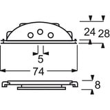 Busch-Jaeger Leitungseinführung 2134 W-54 Retail