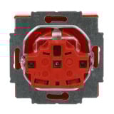 Busch-Jaeger Schutzkontakt Steckdosen Einsatz rot, Retail