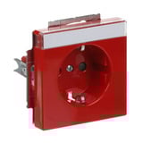 Busch-Jaeger Schutzkontakt Steckdosen Einsatz rot, Retail