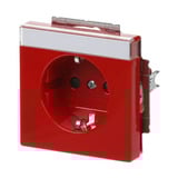 Busch-Jaeger Schutzkontakt Steckdosen Einsatz rot, Retail