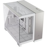 Corsair 2500X , Tower-Gehäuse weiß/aluminium, Tempered Glass x 2
