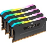 Corsair DIMM 64 GB DDR4-3200 (4x 16 GB) Quad-Kit, Arbeitsspeicher CMH64GX4M4E3200C16, Vengeance RGB PRO SL, INTEL XMP