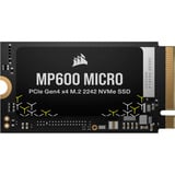 Corsair MP600 MICRO 1 TB, SSD schwarz, PCIe 4.0 x4, NVMe, M.2 2242