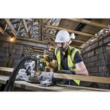 DEWALT Paneelsäge DWS774, 216 mm, Kapp- und Gehrungssäge gelb/schwarz, 1.400 Watt, XPS-Schnittlinienanzeige