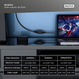 Digitus HDMI Repeater 8K / 60Hz schwarz, bis 13 Meter