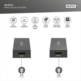 Digitus HDMI Repeater 8K / 60Hz schwarz, bis 13 Meter