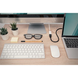 Digitus Mini DisplayPort auf HDMI Adapter / Konverter weiß, 4K, HDMI 2.0, DP 1.2, DP++ Dual-Mode