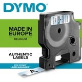 Dymo D1 ORIGINAL Schriftband, schwarz auf transparent, 9mm x 7m S0720670  