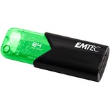 Emtec B110 Click Easy 64 GB, USB-Stick grün/schwarz, USB-A 3.2 Gen 1