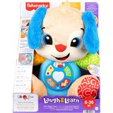 Fisher-Price Lernspaß Hündchen, Kuscheltier blau/hellbraun