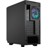 Fractal Design Meshify 2 Compact RGB Black TG Light Tint, Tower-Gehäuse schwarz, Tempered Glass