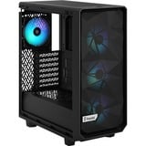 Fractal Design Meshify 2 Compact RGB Black TG Light Tint, Tower-Gehäuse schwarz, Tempered Glass