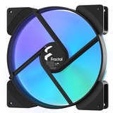 Fractal Design Prisma AL-18 ARGB PWM 2-Pack, Gehäuselüfter schwarz/weiß, 2er Pack, 180 mm