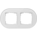 Gira Abdeckrahmen 2-fach weiß, Retail