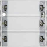 Gira KNX Tastsensor 3-fach Komfort mit Inbetriebnahme-Wippe und Raumthermostat Retail