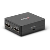 Lindy 2 Port HDMI Splitter 18Gbps, kompakt schwarz