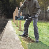 Makita Akku-Erdbohrer DG002GZ XGT, 40Volt blau/schwarz, ohne Akku und Ladegerät