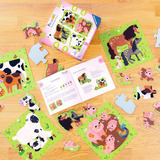 Ravensburger Puzzle UP! - Bauernhoftiere 4, 6, 8 und 10 Teile