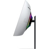 SAMSUNG Odyssey OLED G8 S34DG850SU, Gaming-Monitor 86 cm (34 Zoll), silber, UWQHD, USB-C, Curved, Gaming Hub, 175Hz Panel