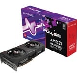 SAPPHIRE Radeon RX 9070 Pulse, Grafikkarte schwarz, RDNA4, GDDR6, 2x DisplayPort, 2x HDMI